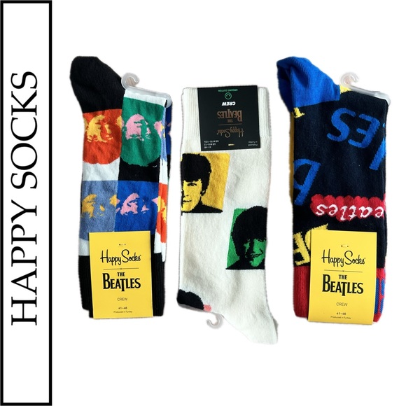 Happy Socks Other - NWT HAPPY SOCKS Men’s Beatles Addition